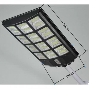 Lampa LED 900W Iluminat Stradal Solara cu telecomanda, senzor crepuscular si 864 Leduri
