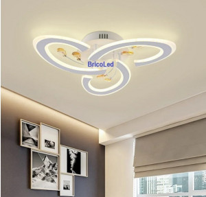 Lustra LED 104W cu telecomanda, Delia