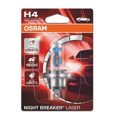 BEC 12V H4 60/55 W NIGHT BREAKER LASER NextGen +150% BLISTER 1 BUC OSRAM