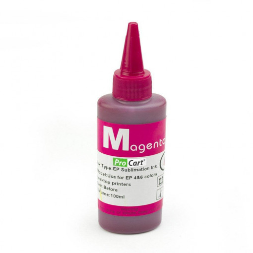 Cerneala de sublimare magenta compatibila epson