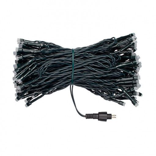 Ghirlanda decorativa 200 led-uri, 16 m, lumina statica, pentru interior sursa lumina alb cald