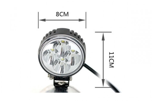 Proiector LED 12W 12/24V W002 FLOOD 60°