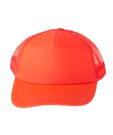 Sapca baseball fluorescenta 4ss, material textil culoare portocaliu