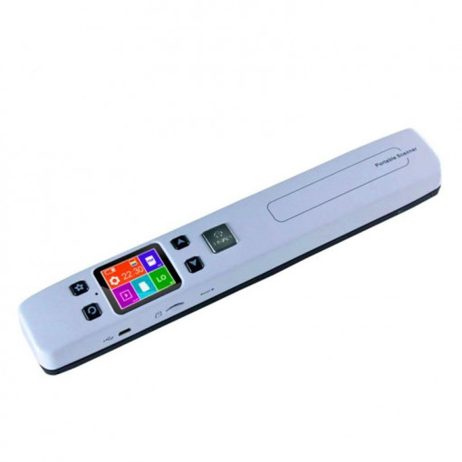 Scanner portabil a4 color, ocr, 1050 dpi, usb, wi-fi, card microsd 16gb inclus