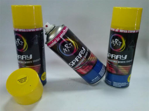 Spray transparent pentru lampi (galben)