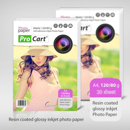 Top 20 coli hartie foto procart autoadeziva mata 120/80g, format a4