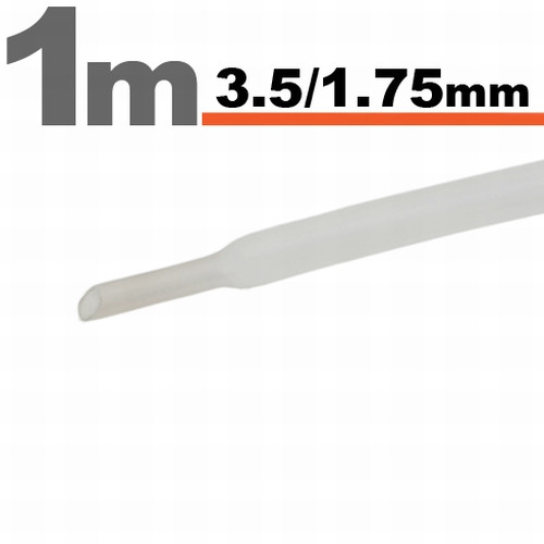 Tub termocontractibilTransparent • 3,5 / 1,75 mm
