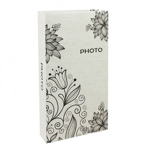 Album foto simple flower, 300 poze in format 10x15 cm, buzunare slip-in, spatiu notite