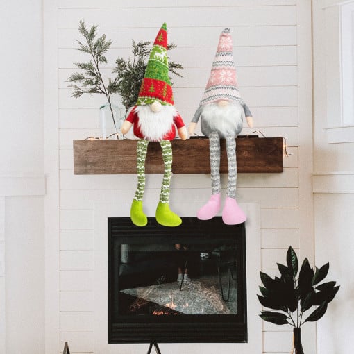 Crăciun cu picioare de spiriduș scandinav - 2 tipuri - 50 cm