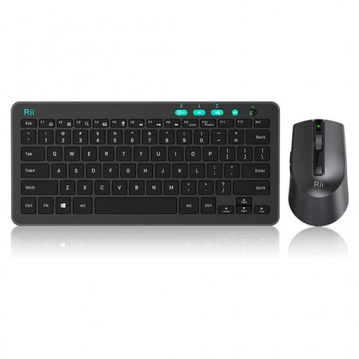 Kit tastatura si mouse wireless, ultra-slim, dpi 3200, 3 butoane programabile,rii