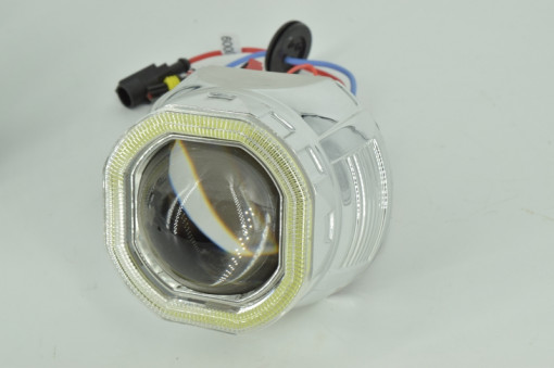 Lupe Bi-xenon G261S COB cu lumina alba angel eyes