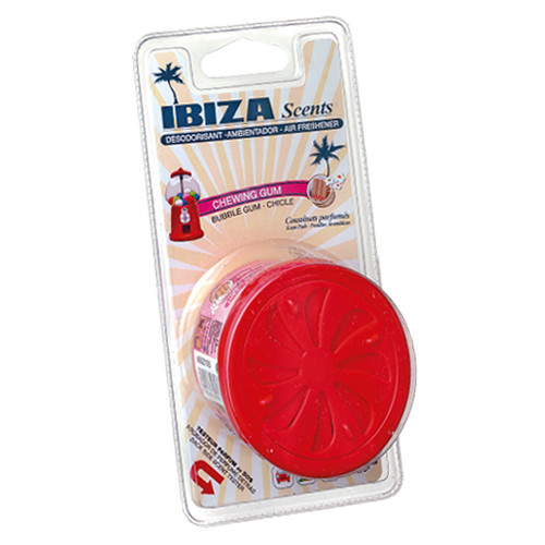 Odorizant auto Ibiza scents - Blister - Bubble gum
