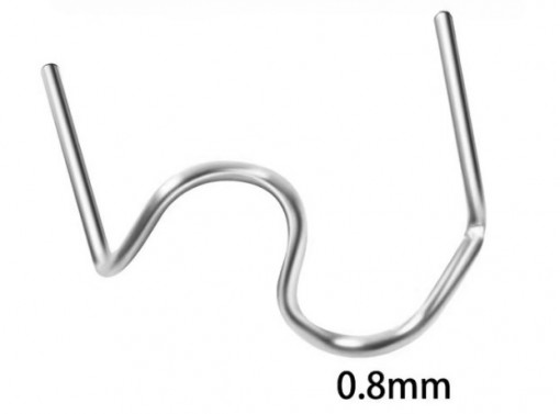 Set 100 cleme pentru pistol de reparat obiecte din plastic 0.8mm Cod: K18028-14