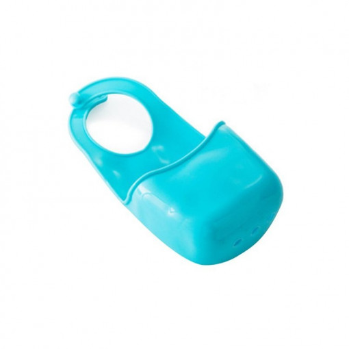 Suport burete vase, orificii scurgere, inel prindere, silicon culoare albastru
