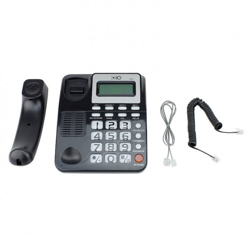 Telefon fix, id apelant, fsk/dtmf, calculator, calendar, memorie, oho culoare negru