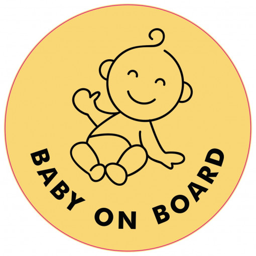 Abtibild BABY ON BOARD Cod: TAG 048