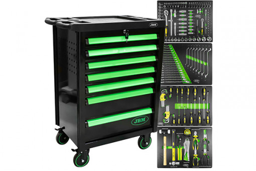 BANC DE SCULE 7 SERTARE VERDE ECHIPAT 172BUC
