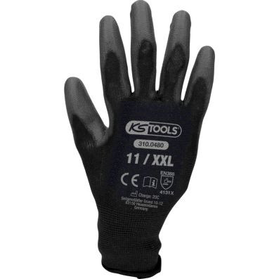 MANUSI MIKRO DIN TRICOT FIN. NEGRU. 11. 12 PERECHI