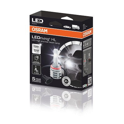 SET 2 BECURI LED 12/24V (H11) FAR OSRAM