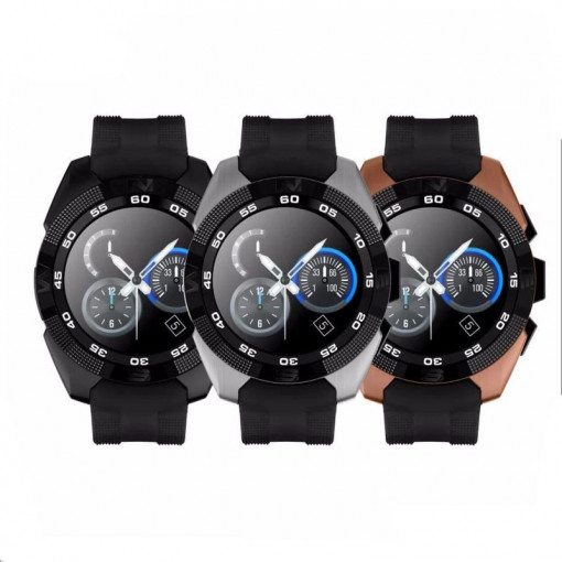 Smartwatch bluetooth 4.0, touchscreen lcd, 14 functii, android ios, sovogue culoare negru