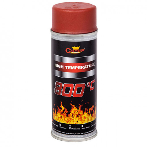 Spray vopsea Profesional Rezistent Termic ROSU +800°C 400ml