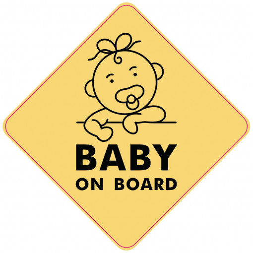 Abtibild BABY ON BOARD Cod: TAG 047
