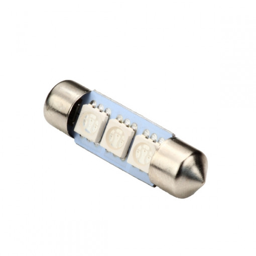 Bec LED SOFIT 36MM 3 SMD 5050 12V ALBA COD: PT41