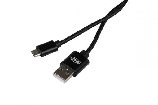 CABLU DE DATE PREMIUM MICRO USB NEGRU 1M