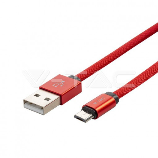 Cablu Micro USB 1 Metru Rosu Seria Ruby COD: 8497