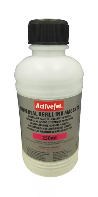 Cerneala refill color universala 250 ml culoare magenta