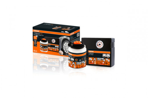 KIT REPARATII ANVELOPE (COMPRESOR + SPRAY REPARATII ANVELOPE) TYRESEAL KIT OSRAM