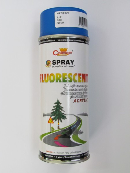 Spray vopsea Profesional CHAMPION ALBASTRU FLUORESCENT 400ml