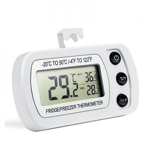 Termometru digital refrigerare, ecran lcd 1.96 inch, afisare minim si maxim temperatura