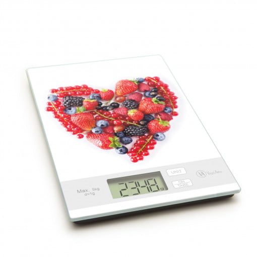 Vog und Arths - Cântar de bucătărie, 5 kg, model „inimă”