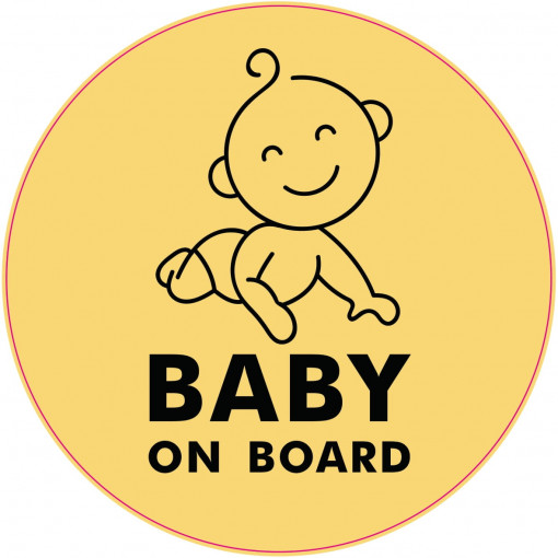 Abtibild BABY ON BOARD Cod: TAG 046
