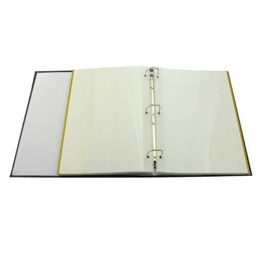 Album foto classic 23x28 cm, 50 pagini albe autoadezive, tip caiet mecanic culoare albastru