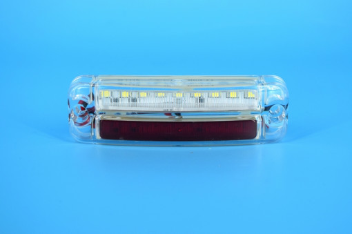 Lampa laterala cu LED 12-24V ALB - ROSU L1031156