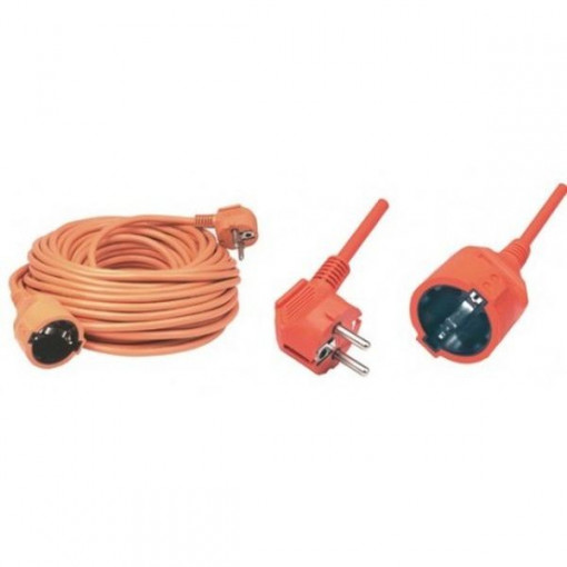 Prelungitor cablu h05vv-f 3g1,0 mmp, 2300w, ip20, portocaliu, home lungime 10 m