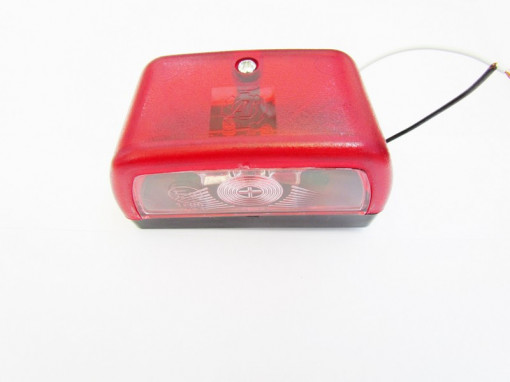 15x11 Lampa numar LED 12V cu pozitie rosie.