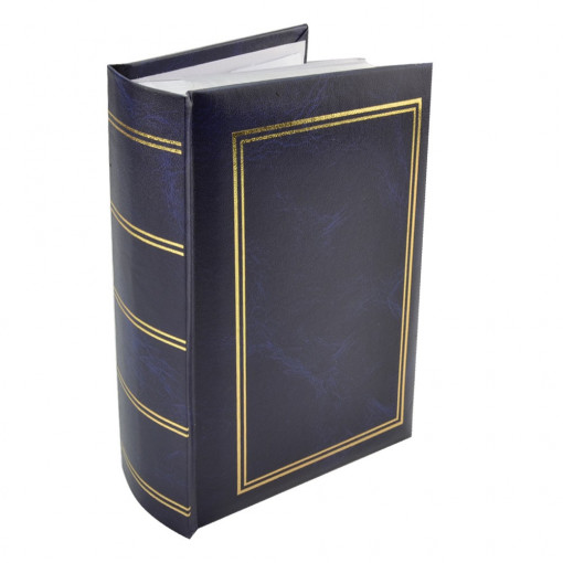 Album foto clasic piele ecologica, 100 poze, 10x15 culoare albastru