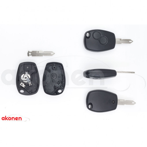 CARCASA CHEIE CONTACT PENTRU DACIA LOGAN / SANDERO 2 BUTOANE. CU CHEIE