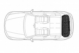 Covor portbagaj tavita Peugeot Traveller 2018-> caroserie scurta Cod: PB 6115 PBA1