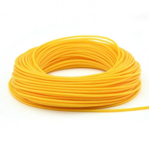 Fir electroluminescent el wire neon, 2.8 mm, insertie metalica, permite modelare culoare galben
