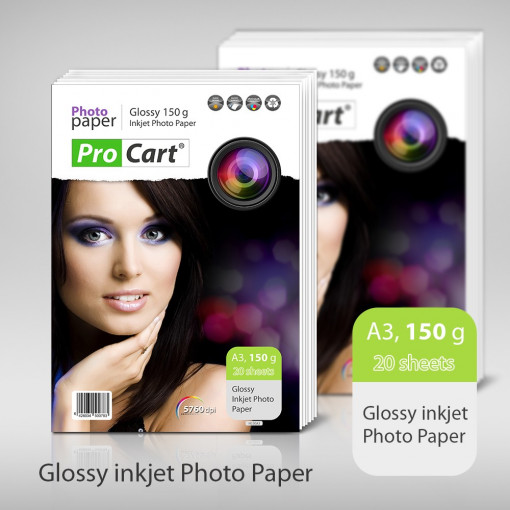 Hartie foto glossy 150g a3