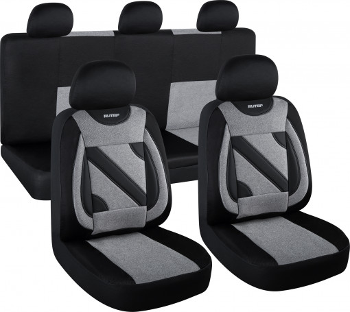 SET HUSE SCAUN NERO GRI