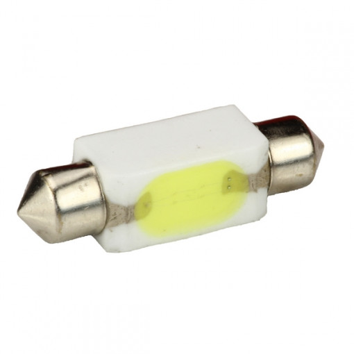 Bec LED SOFIT CERAMIC 36MM COB 12V ALBA COD: PT38