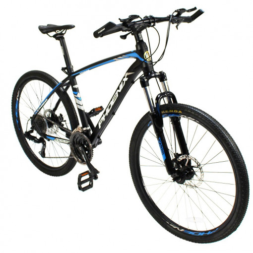 Bicicleta mtb, roti 26 inch, 27 viteze s-ride, frane disc, furca cu suspensii, phoenix