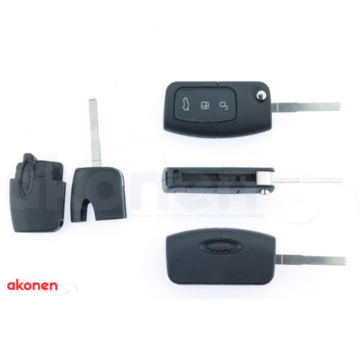 CARCASA CHEIE CONTACT PENTRU FORD FOCUS / MONDEO, 3 BUTOANE, CU CHEIE