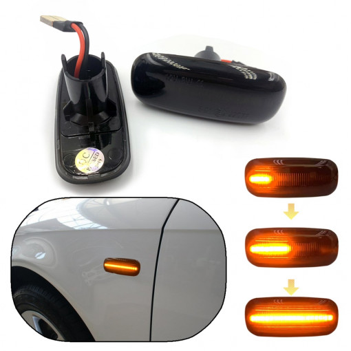 Lampi LED semnalizare dinamica compatibila AUDI A2, A3 , A4 , A6 , A8 COD: A100D