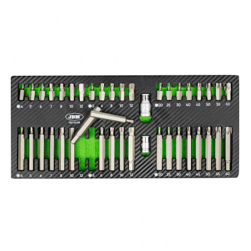 SET DE 42 IMBUSURI HEXAGONALE, 12 VARFURI ?I TORX-URI